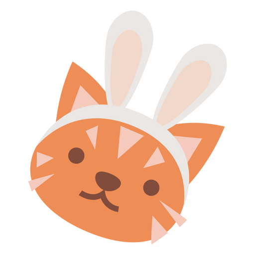 Carácter de gato de Pascua Diseño PNG