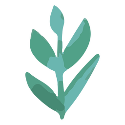 Hojas naturaleza acuarela Diseño PNG