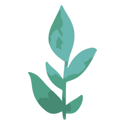 Leaves watercolor green PNG Design