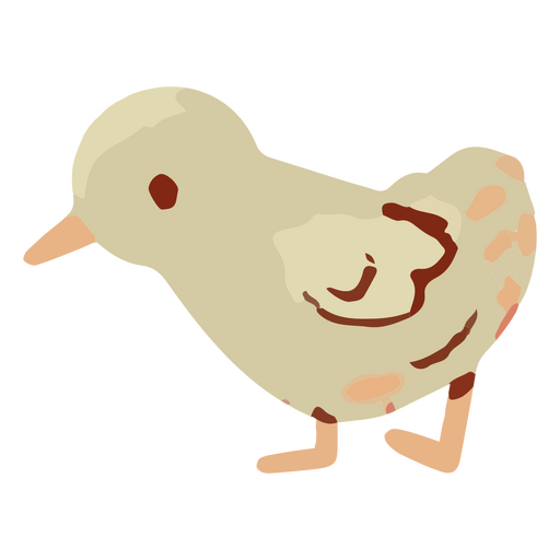 Pollo lindo art?stico de Pascua Diseño PNG