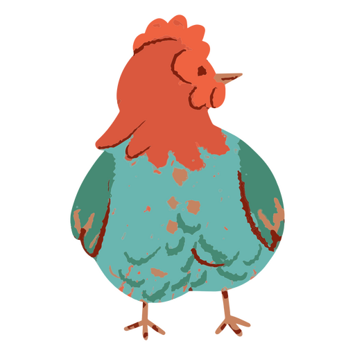 Frango animal de Páscoa de férias Desenho PNG