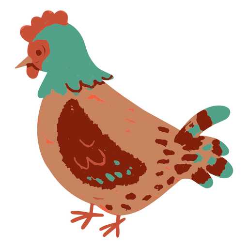 Feiertags-Tier-Ostern-Huhn PNG-Design