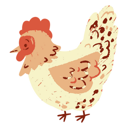 Easter nature chicken PNG Design