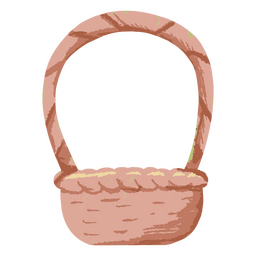 Linda canasta de Pascua Diseño PNG