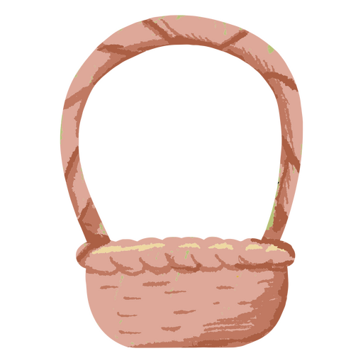 Easter cute basket PNG Design