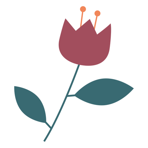 Pastel liso de flor de Bordeaux Desenho PNG