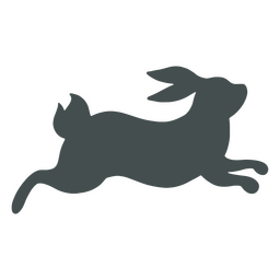 Easter rabbit silhouette PNG Design Transparent PNG
