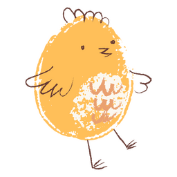 animal fofo de pintinho de páscoa Desenho PNG