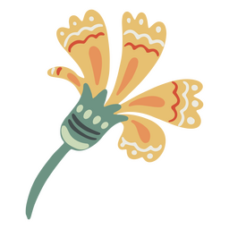 Ostern süße Blume PNG-Design