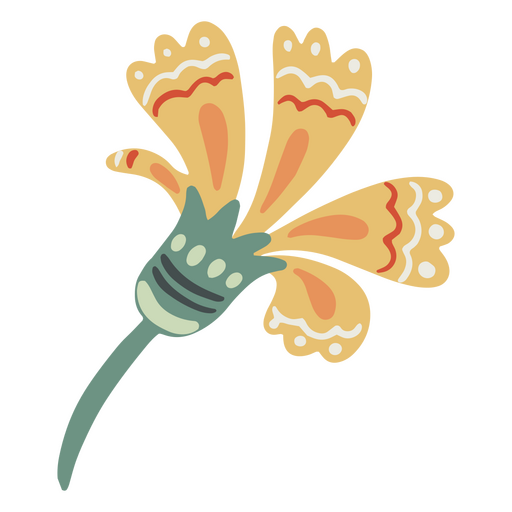 Ostern süße Blume PNG-Design