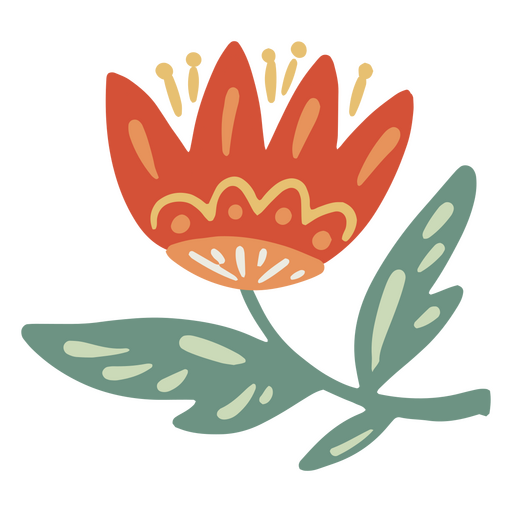 Ostern süße Blumennatur PNG-Design