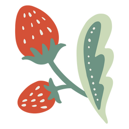 Easter strawberry cute nature PNG Design Transparent PNG