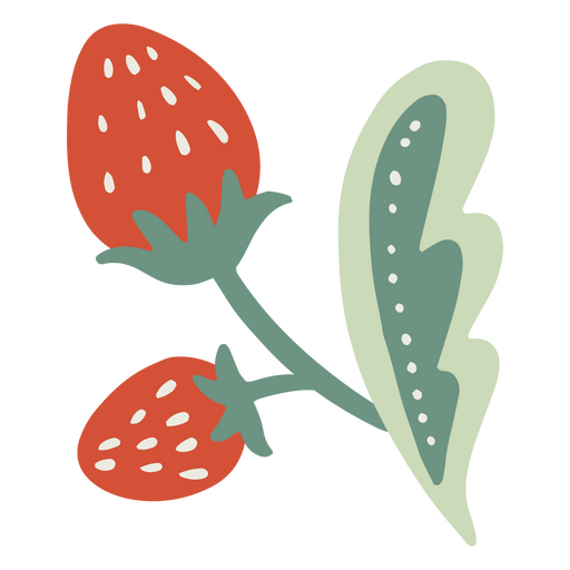 Easter strawberry cute nature PNG Design