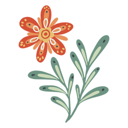 Natureza da planta da flor da páscoa Desenho PNG