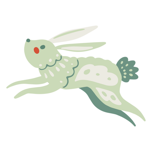 Ostern süßes Kaninchentier PNG-Design