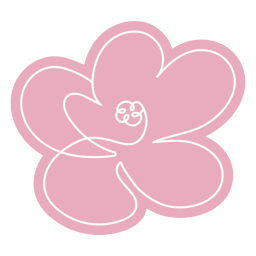 Natureza simples da flor da terra Desenho PNG