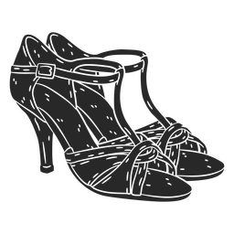 Simple dancing heels clothing PNG Design Transparent PNG