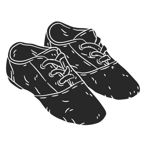 Roupas de sapatos de dan?a simples Desenho PNG