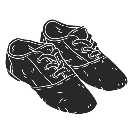 Roupas de sapatos de dança simples Desenho PNG