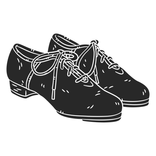 Ropa de zapatos de claqué de baile simple Diseño PNG