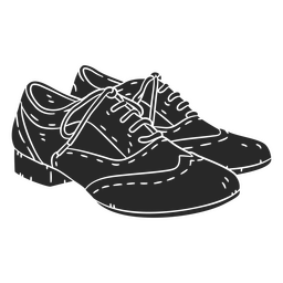 Simple tap dancing shoes clothing PNG Design Transparent PNG