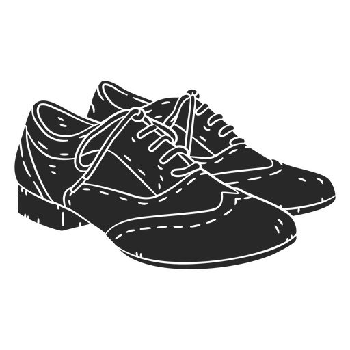 Simple tap dancing shoes clothing PNG Design