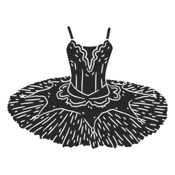 Simple Dancing Attire Ballet Clothing PNG & SVG Design For T-Shirts