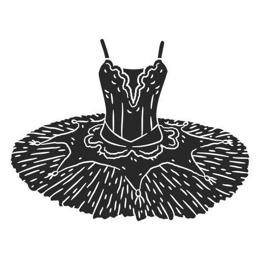 Simple dancing attire ballet clothing PNG Design