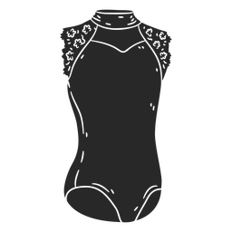 roupa de dança simples Desenho PNG
