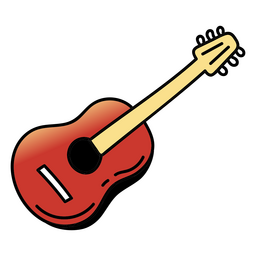 Ícone de educação de guitarra de aula de espanhol Desenho PNG