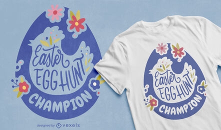 Diseño de camiseta de cita de huevo de vacaciones de Pascua