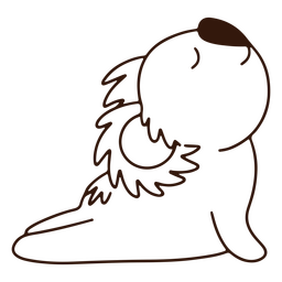 Yogui-Koala streichelt Kobra PNG-Design