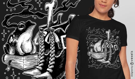Witch elements t-shirt design