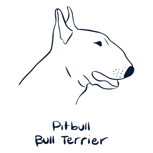 Dog breed Pitbull Terrier animal PNG Design