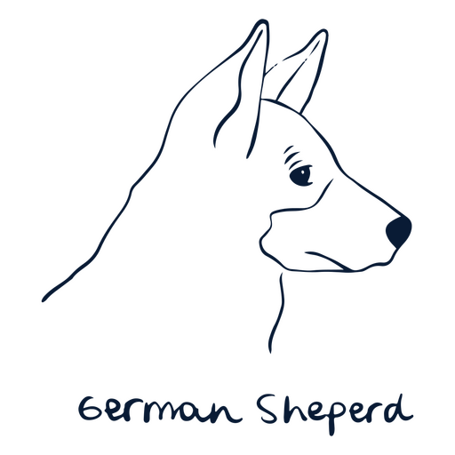 Hunderasse Deutscher Schäferhund PNG-Design