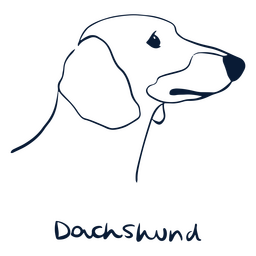 Dog breed Dachshund animal PNG Design