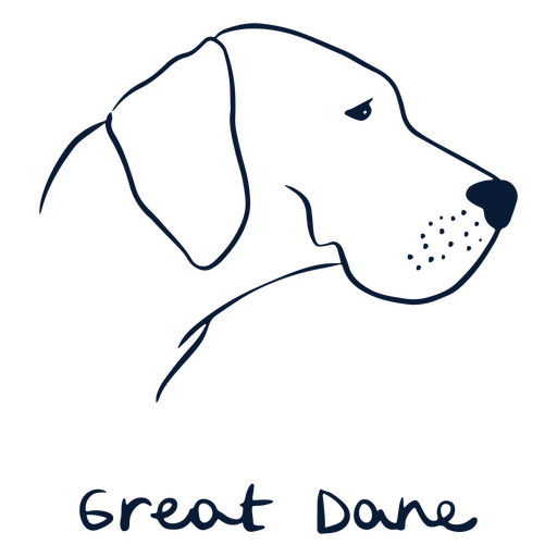 Raça do cão Great Dane animal Desenho PNG