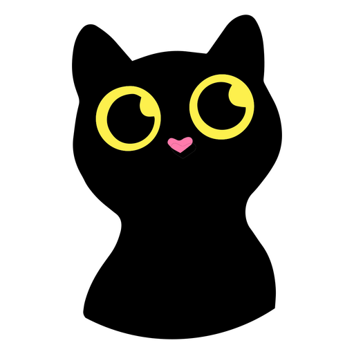 Black Cat Png Hd - Imagenes De Gatos Animados PNG Transparent With