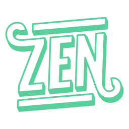 Cita de trazo zen Diseño PNG