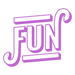 Fun stroke quote PNG Design