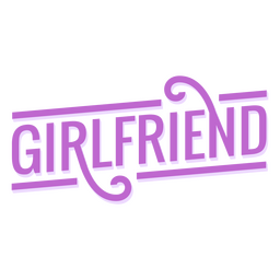 Flaches Zitat Der Freundin PNG Und SVGDesign Für TShirts