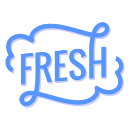 Cotización plana fresca Diseño PNG