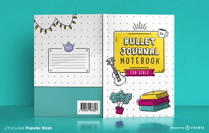 Bullet journal notebook cover design 