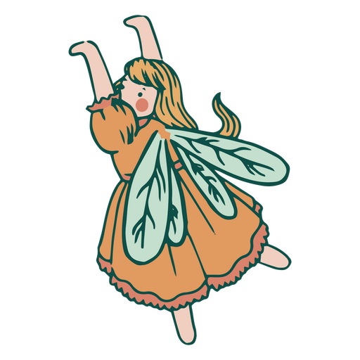 Fairy magical flying creature PNG Design