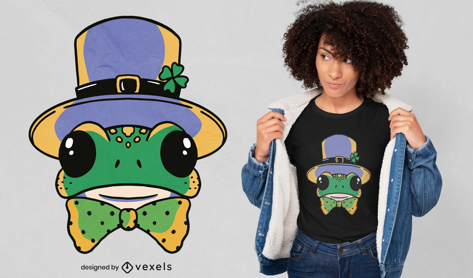 Koboldfrosch-Tier-T-Shirt-Design