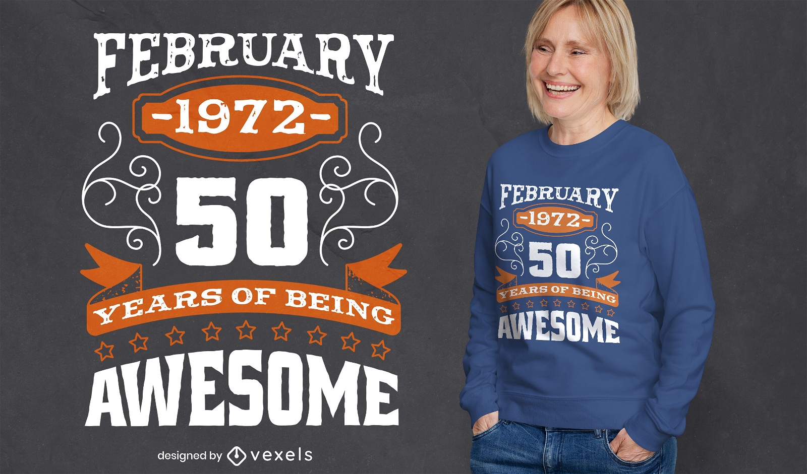 50th birthday quote t-shirt design