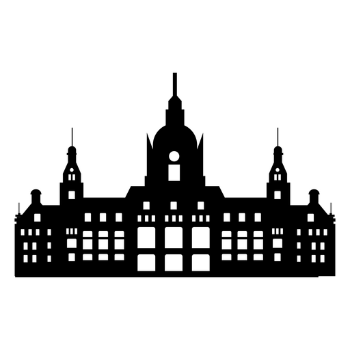 Skyline der Stadt riesige Gebäudesilhouette PNG-Design