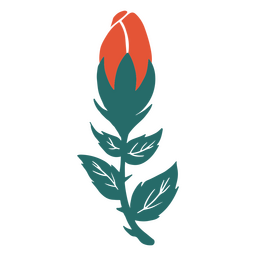 Rose spine nature flower  PNG Design