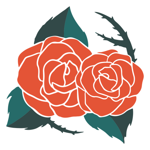 Blumen des Rosenrückens PNG-Design