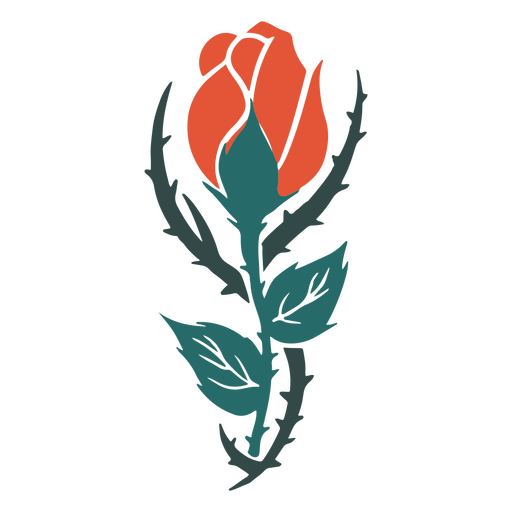 Dornenblüte des Rosenrückens PNG-Design